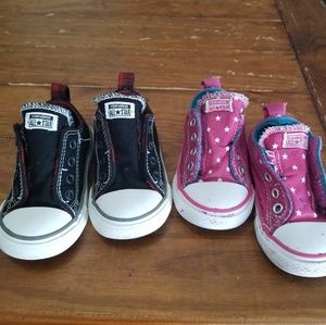 Converse toddler velcro shoes C6